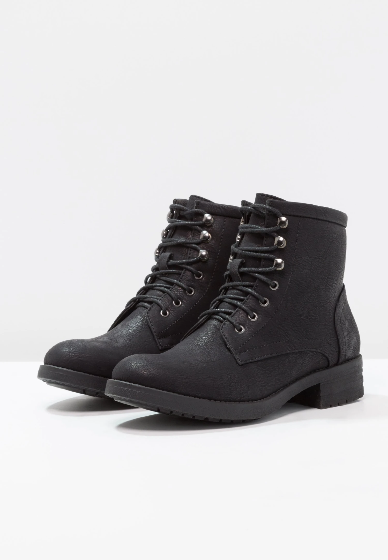 Anna Field Winter Boot - Botines Con Cordones - Black 6 Anna Field Winter Boot - Botines Con Cordones - Black - Imagen 4