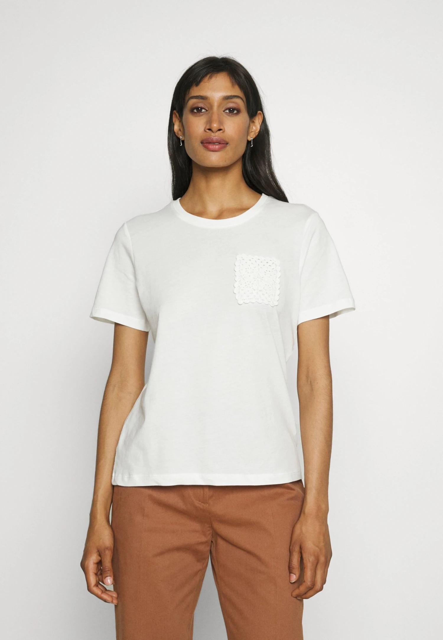Anna Field Camiseta Básica - Off White 3 Anna Field Camiseta Básica - Off White