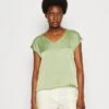 Anna Field Camiseta Básica - Olive -Anna Field d3a8082337174c57b8982cac51b6f76d