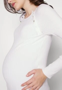 Nursing - Button Opening - Jersey De Punto - White 13 Nursing - Button Opening - Jersey De Punto - White -Anna Field d779e2bf277145d7bbbb276e609117d4