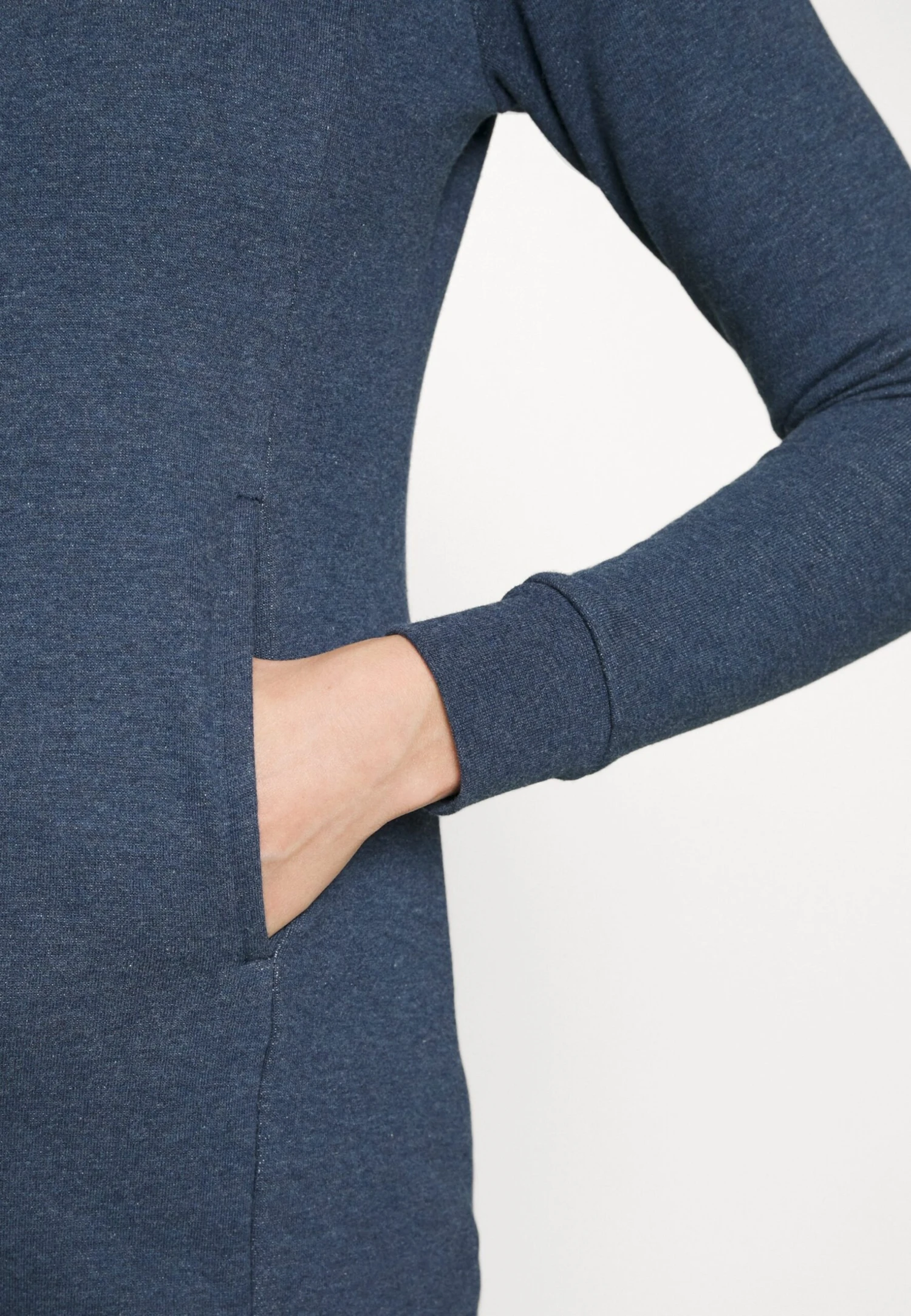 Jersey Con Capucha - Mottled Dark Blue 7 Jersey Con Capucha - Mottled Dark Blue - Imagen 5