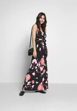Anna Field Vestido Largo - Black/Pink -Anna Field dfad552a9778483a9d56425d555bdc30