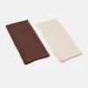 Anna Field 2 Pack - Pañuelo - Off-White/Brown -Anna Field e03b893179e5442bbc137d1ec128a80d