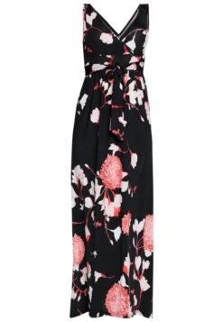 Anna Field Vestido Largo - Black/Pink -Anna Field e29cc661c91d4e8d97d48285bc7bcbaa