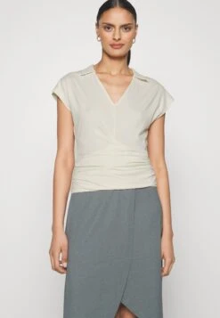 Anna Field Wrap Blouse- Blusa - Offwhite -Anna Field e32e10cda0cc4b0aac7db79e529dcd11