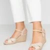 Anna Field Sandalias De Cuña - Beige -Anna Field e61b8391c25b42ca8dc5825505f44079