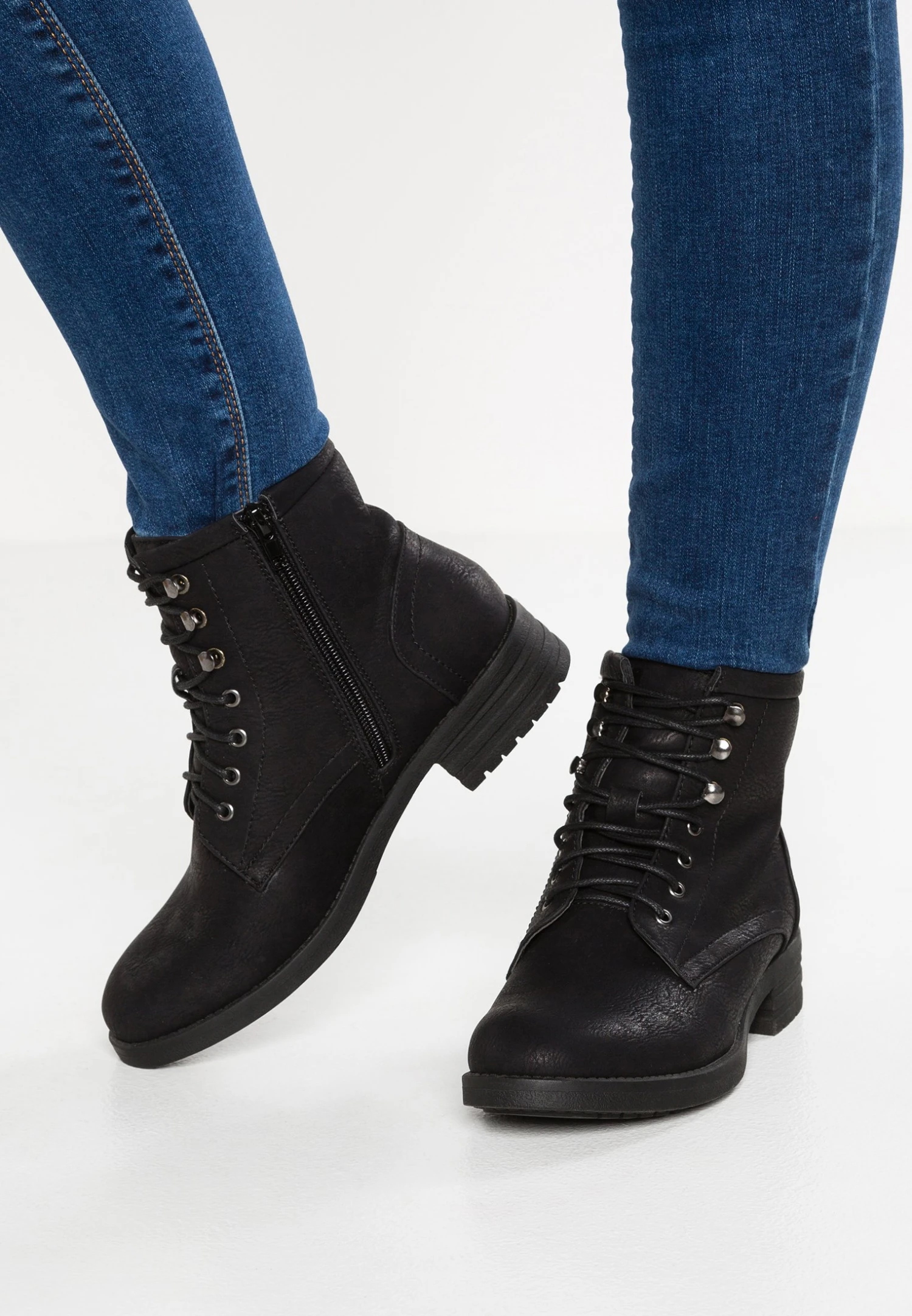 Anna Field Winter Boot - Botines Con Cordones - Black 3 Anna Field Winter Boot - Botines Con Cordones - Black