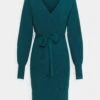 Anna Field Wrap V Ausschnitt Mini Strickkleid Mit Gürtel - Vestido De Tubo - Deep Teal -Anna Field e8c1bdc054594d3a8e48661b797e174b