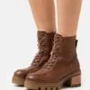 Anna Field Leather Winter Bootie - Botas Para La Nieve - Cognac -Anna Field e8e13b468f73480a932084fe2dc5115d