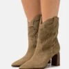 Anna Field Leather - Botines Camperos - Khaki -Anna Field fd1e3dab32264f76bbbf65e0fba105fd