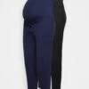 2Pack - Leggings - Black/Dark Blue -Anna Field ff6c931bbc22481da5d05ccab4874f4f